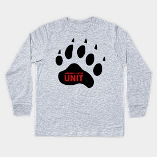 Bear Paw Absolute Unit Kids Long Sleeve T-Shirt